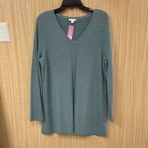 J. Jill Blue Tunic Sweater Size Large